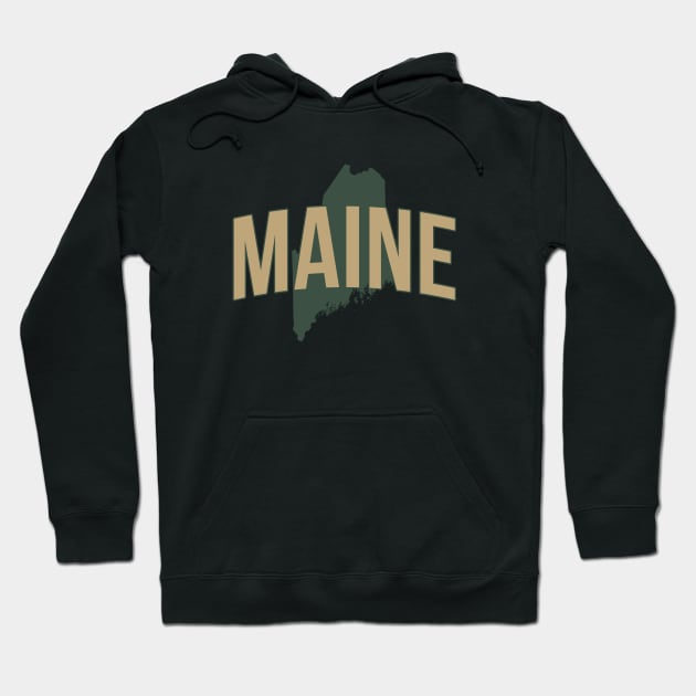 Maine State Hoodie by Novel_Designs